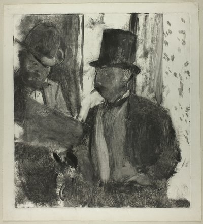 De twee kenners door Hilaire Germain Edgar Degas