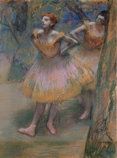 Twee dansers door Hilaire Germain Edgar Degas
