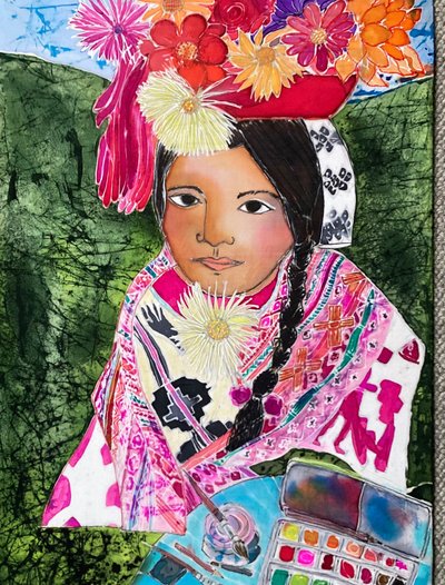 Meisje uit Helloc, Peru, 2023 door Hilary Simon