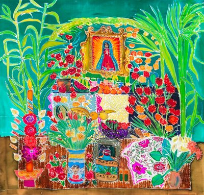 Heiligdom, Dag van de Doden, Oaxaca door Hilary Simon