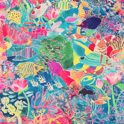 Onderwater Regenboog, 1993 door Hilary Simon