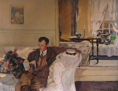 Portret van Algernon Talmage, ca. 1900 1914-1915 door Hilda Fearon