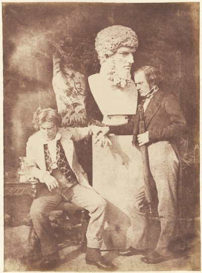 D. O. Hill en professor James Miller door Hill and Adamson
