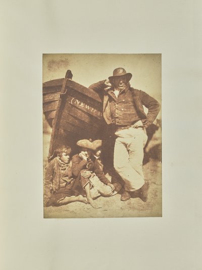 [James Linton en drie jongens] door Hill and Adamson
