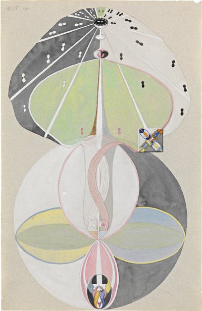 Boom van kennis, Nr. 5 door Hilma af Klint