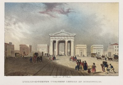 Station Euston, Londen door Hilmar Johannes after Backer
