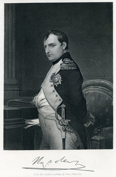 Napoleon I (1769-1821) door Hippolyte (1797 1856) (after) Delaroche