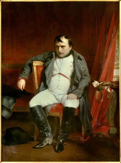 Portret van Napoleon I in Fontainebleau op 31/03/1814 door Paul Delaroche
