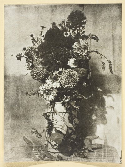 Boeket bloemen door Hippolyte Bayard
