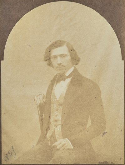 [Portret van een zittende man[ door Hippolyte Bayard