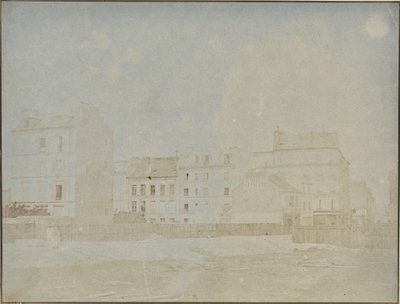 Straatbeeld, Batignolles of Montmartre door Hippolyte Bayard