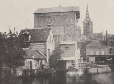 Uitzicht op Évreux door Hippolyte Bayard