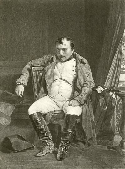 Abdicatie, Napoleon in Fontainebleau door Hippolyte Delaroche