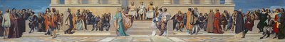 Hemicycle van de Ecole des Beaux-Arts, c.1836-41 door Hippolyte Delaroche