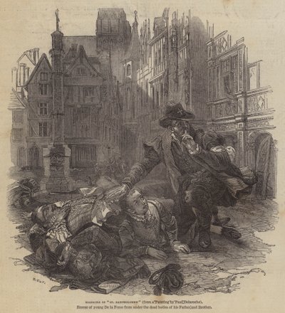 Bloedbad van Sint-Bartholomeüs door Hippolyte Delaroche