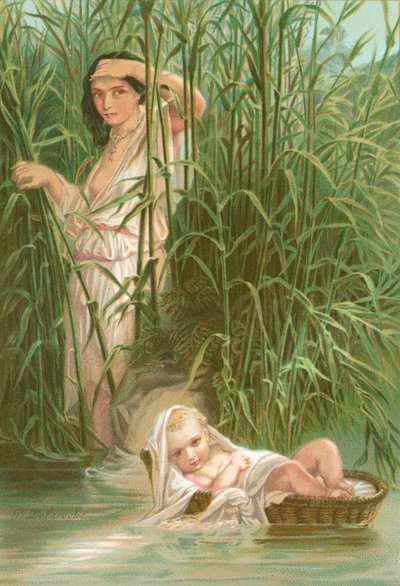 Miriam en Mozes door Hippolyte Delaroche
