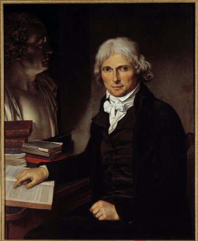 Portret van dokter Marie Francois Xavier Bichat (1771-1802) door Hippolyte Flandrin