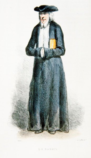 Le Rabbin, illustratie uit 