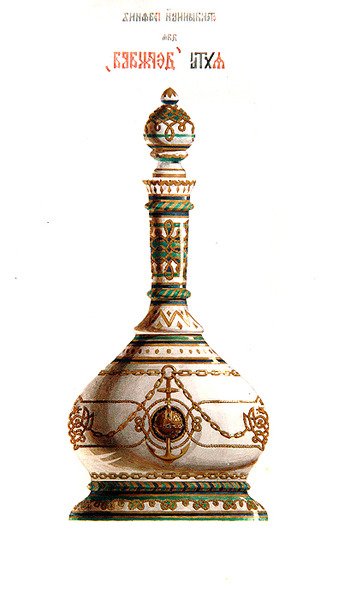 Ontwerp voor een karaf, voor gebruik op Alexander II