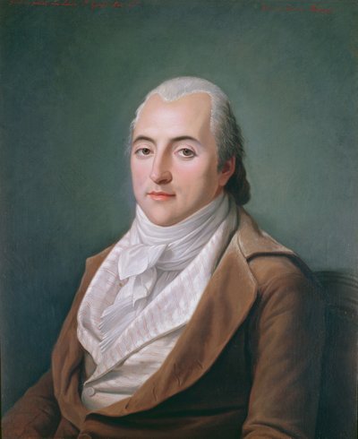Portret van Claude Henri de Rouvroy, Graaf van Saint-Simon, 35 jaar oud, 1848 door Hippolyte Ravergie