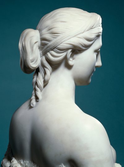 Een buste van Proserpina door Hiram Powers