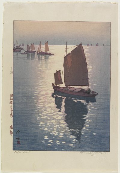 Kalmte Wind door Hiroshi Yoshida