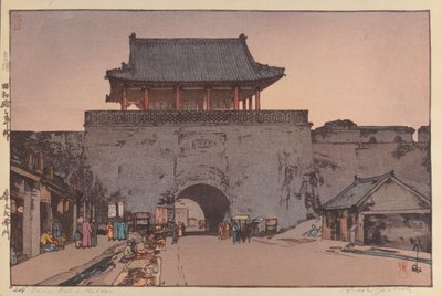 Dainan Poort in Mukden door Hiroshi Yoshida