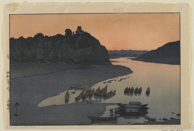 Kiso Rivier, Showa tijdperk door Hiroshi Yoshida