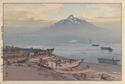 Vredig Rishiri door Hiroshi Yoshida