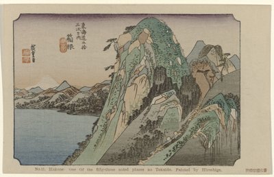 Hakone (De Tôkaidô van Hiroshige) door Hiroshige (I) , Utagawa