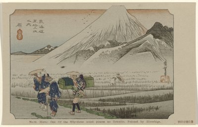 Hara door Hiroshige (I) , Utagawa