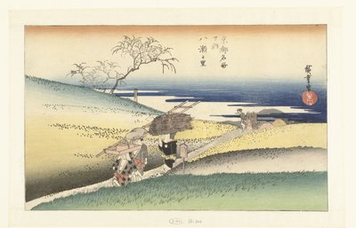 Het dorp Yase door Hiroshige (I) , Utagawa