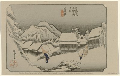 Kambara door Hiroshige (I) , Utagawa