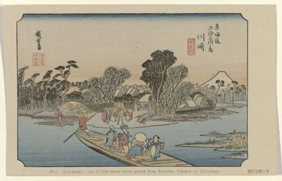 Kawasaki door Hiroshige (I) , Utagawa