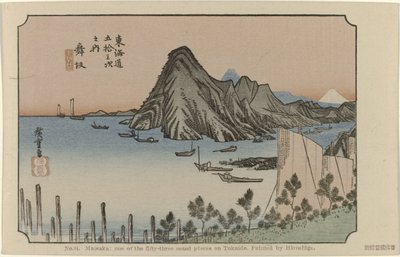Maisaka (De Tôkaidô van Hiroshige) door Hiroshige (I) , Utagawa
