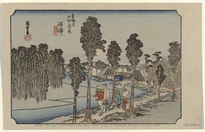Namazu door Hiroshige (I) , Utagawa