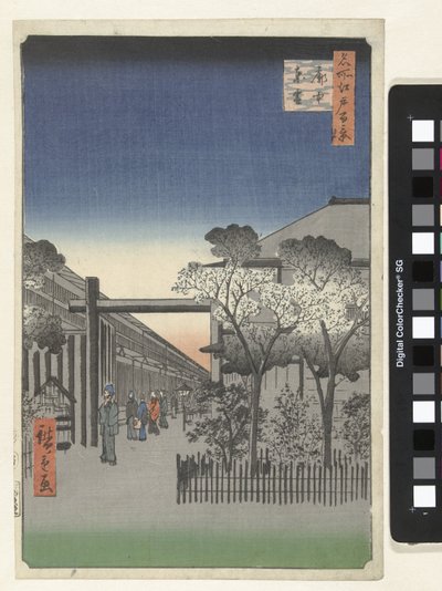 Ochtendgloren in het Yoshiwara door Hiroshige (I) , Utagawa