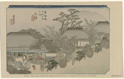 Otsu door Hiroshige (I) , Utagawa