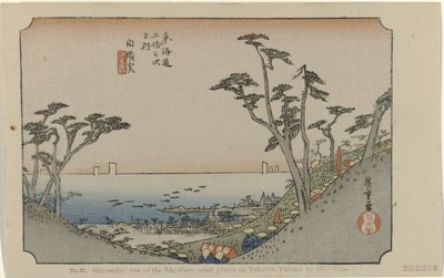 Shirasuka door Hiroshige (I) , Utagawa