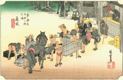 Fujieda door Hiroshige