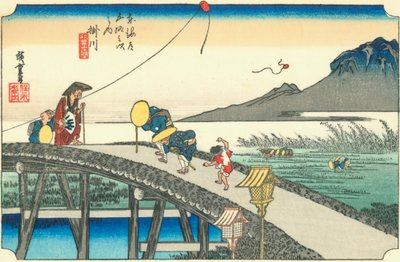 Kakegawa door Hiroshige