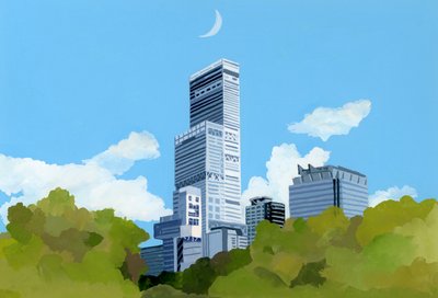 Osaka Abeno Harukasu door Hiroyuki Izutsu