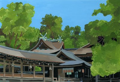 Konpira-schrijn, Japan, 2016 door Hiroyuki Izutsu