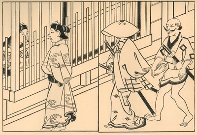 Courtisanes, 1661 door Hishikawa Moronobu
