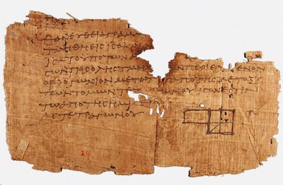 Papyrus Oxyrhynchus 29, met een fragment van Euclides