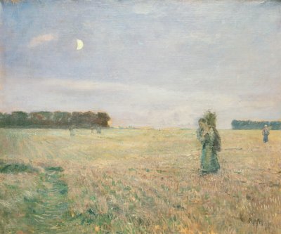 Het einde van de dag door Hjalmer Eilif Emanuel Peterssen