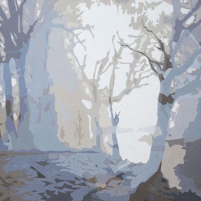 Murmurs, 2024 (olieverf op doek) door Holly Boruck
