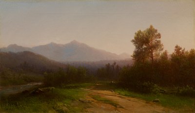 Hudson River landschap door Homer Dodge Martin
