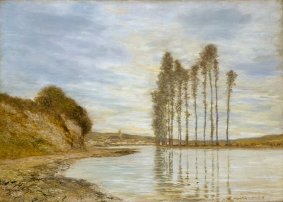 Uitzicht op de Seine: Harp van de winden, 1893-95 door Homer Dodge Martin