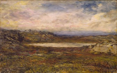 Wilde Kust, Newport, ca. 1885-1895 door Homer Dodge Martin